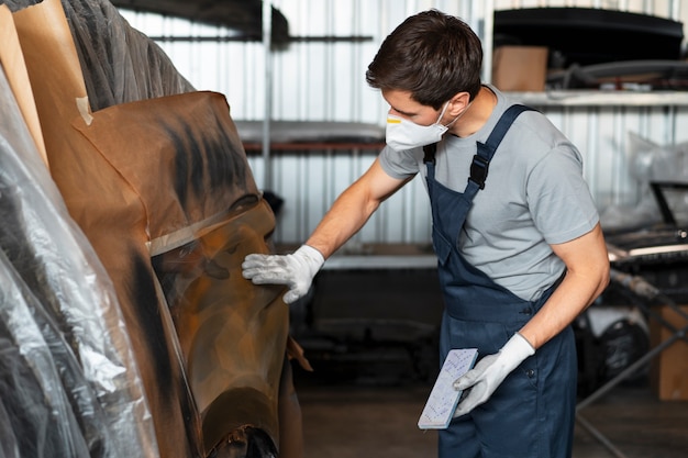 We help prepare vehicles for coatings and protection.
